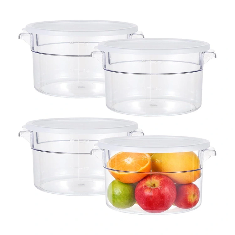 Récipient de conservation des aliments en polycarbonate de 2 litres