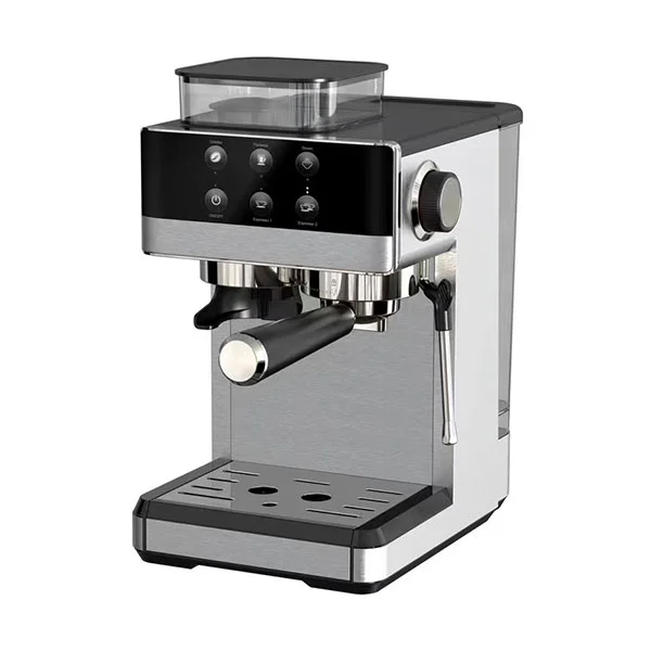 Machine à expresso avec moulin et mousseur à lait