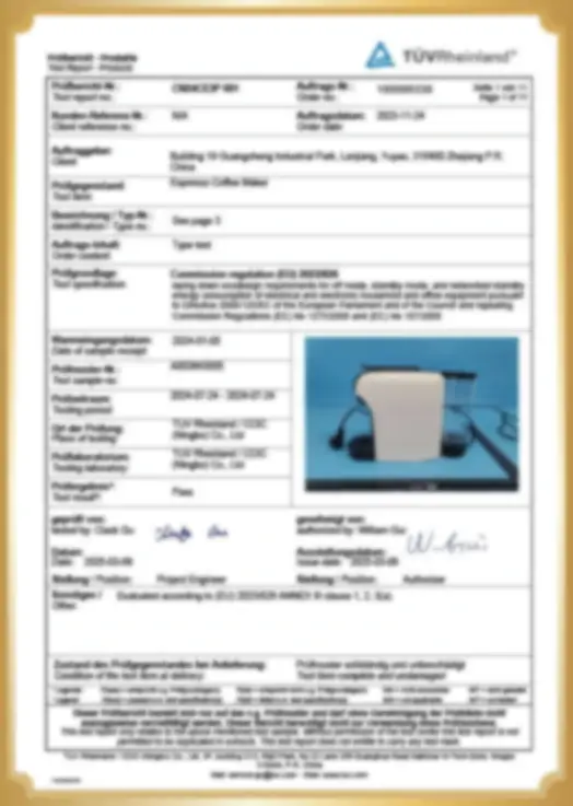 Certifications