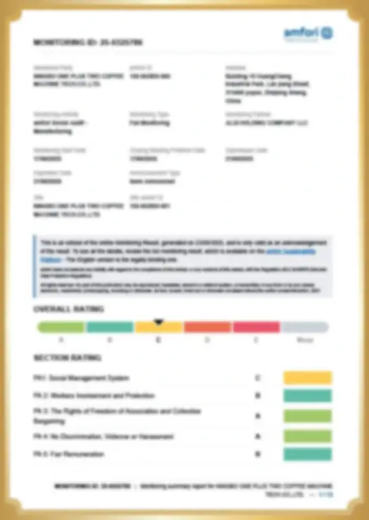 Certifications
