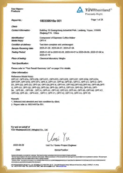 Certifications