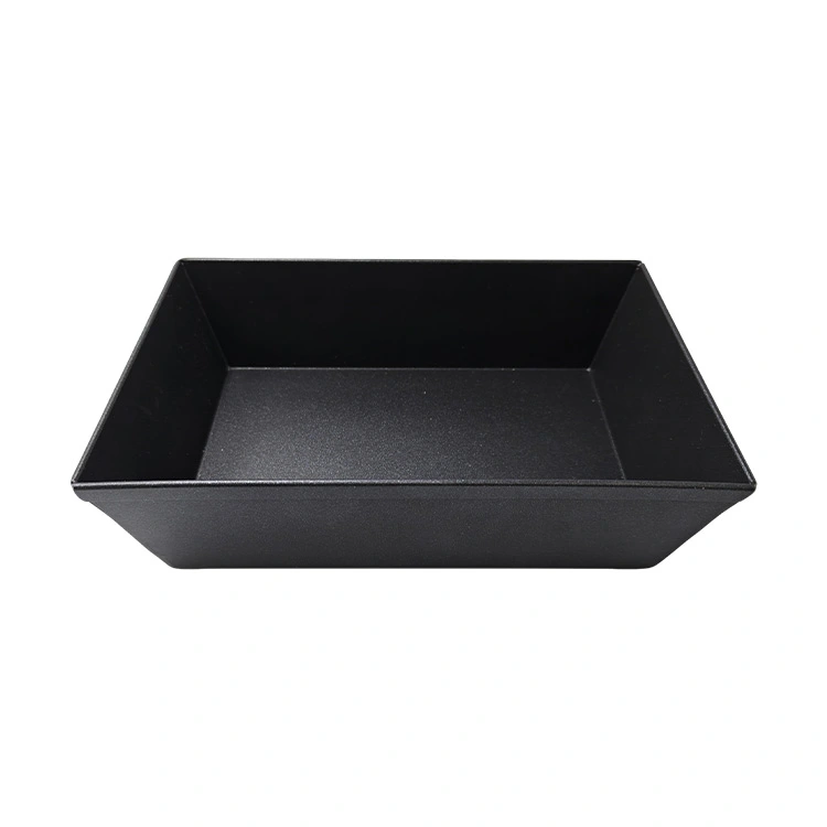 Plat à pizza rectangulaire avec couvercle